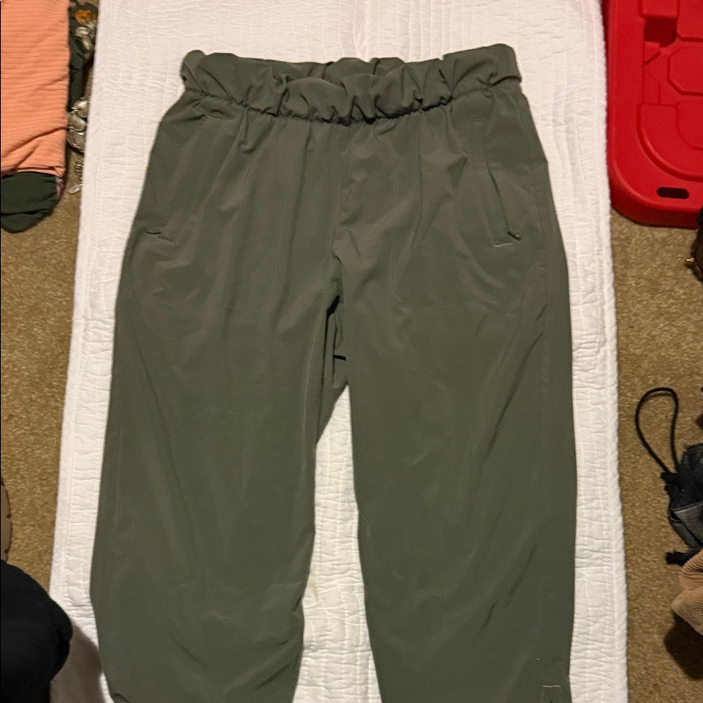 Talbots Olive Green Relaxed Pants